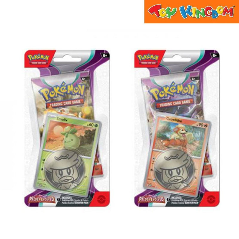 Pokemon SV2 Paldea Evolved Checklane Blister Trading Card Game