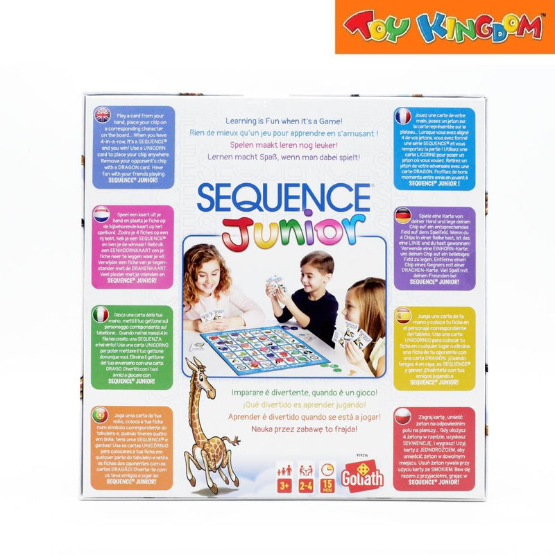 Goliath Sequence Junior Multi Language Flash Cards