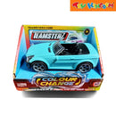 Teamsterz Colour Change Convertible Car Light Blue 4 inch Die-cast