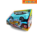 Teamsterz Colour Change Convertible Car Light Blue 4 inch Die-cast