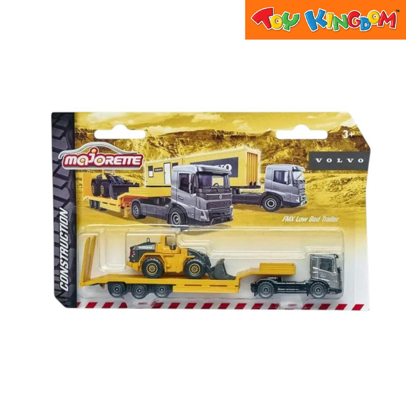 Majorette Volvo Construction Transporter Vehicle