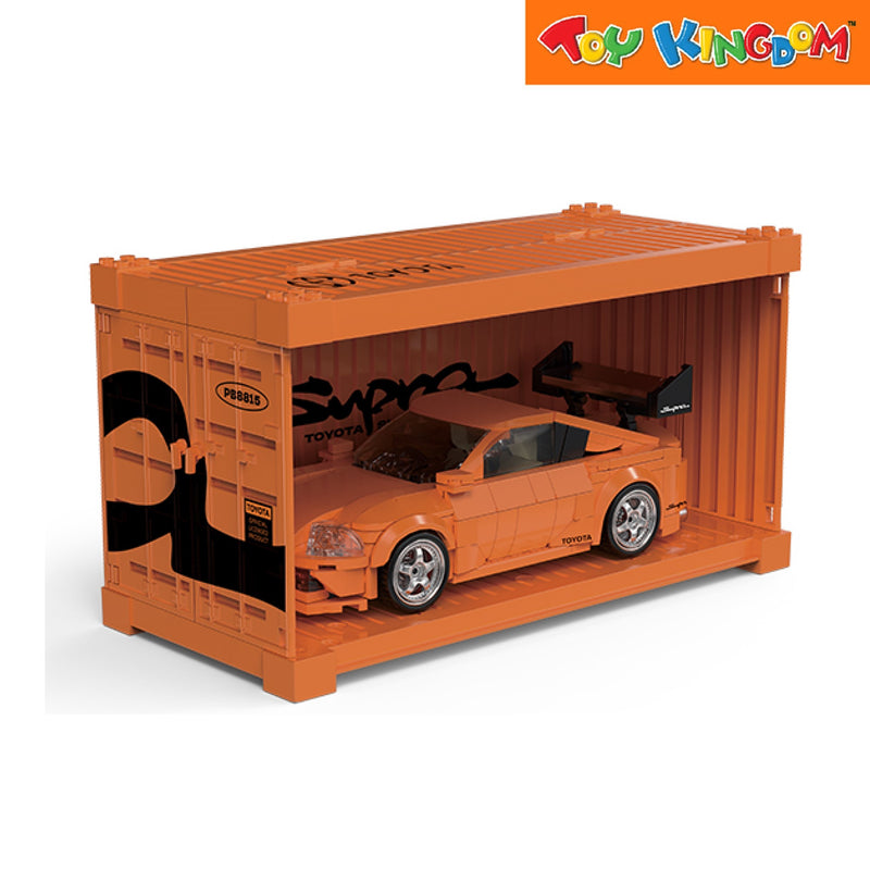 Power Build Toyota Supra A80 Bricks with Display Case