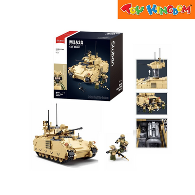 Sluban Army M3A3S Tank Bricks Set