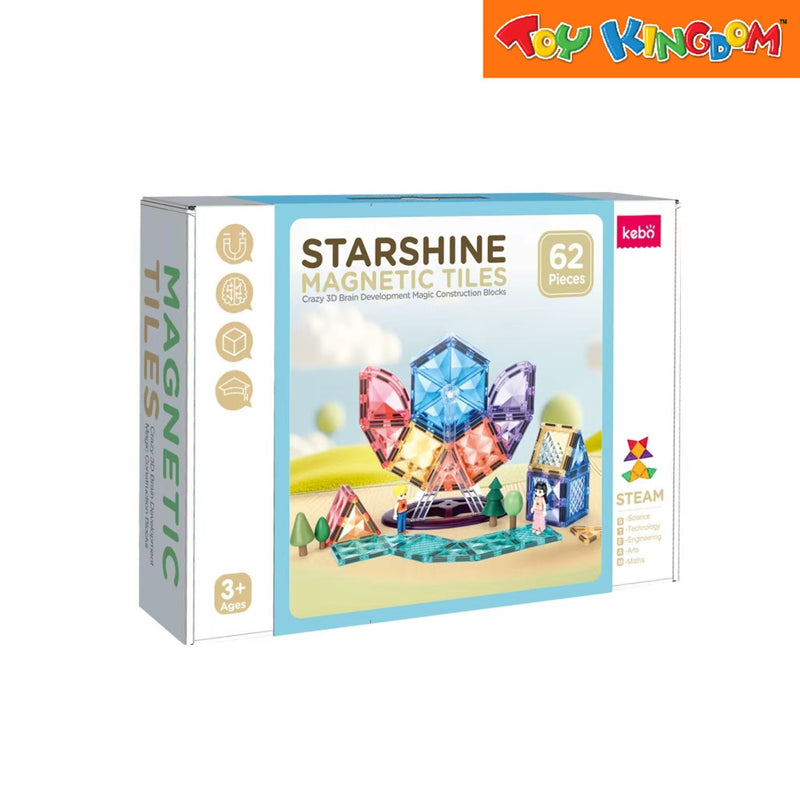 Kebo Magnetic Tiles Starshine 62pcs