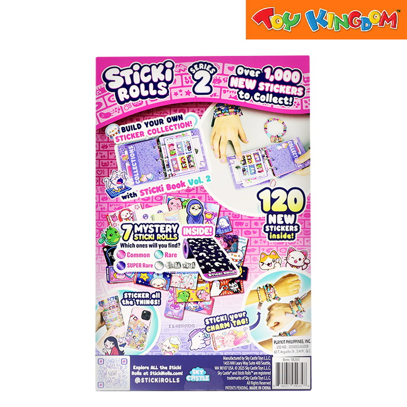 Sticki Rolls Sticki Book Series 2