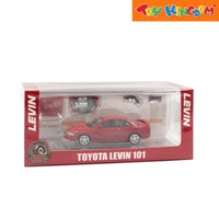 Bm Creations 1:64 Scale Red Toyota Corolla Levin Die-cast Model