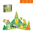 Picasso Tiles 26-Piece Forest Animal Magnet Tile Building Set
