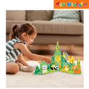 Picasso Tiles 26-Piece Forest Animal Magnet Tile Building Set