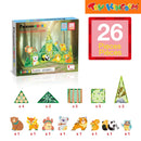 Picasso Tiles 26-Piece Forest Animal Magnet Tile Building Set