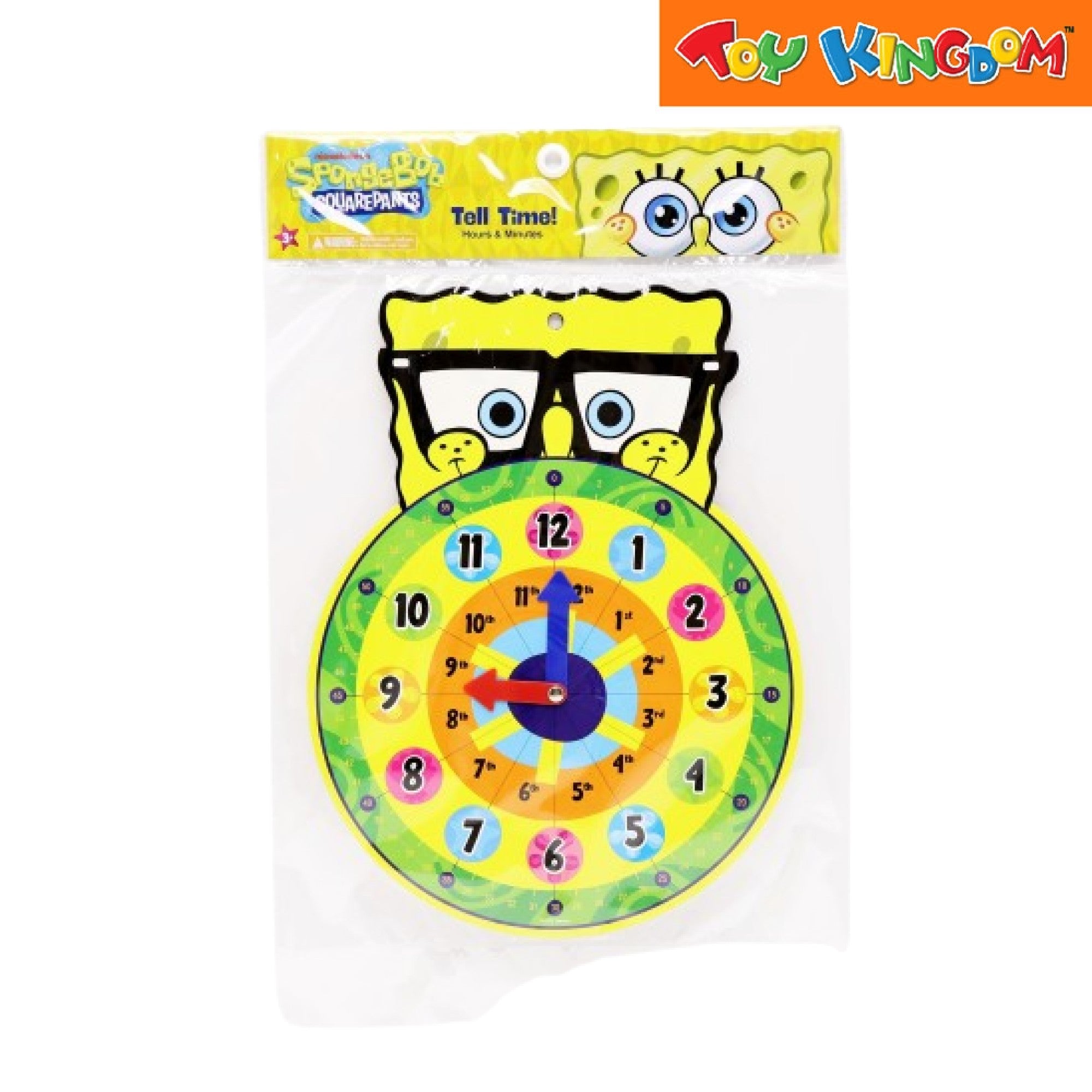SpongeBob SquarePants Tell Time! Hours & Minutes – Toy Kingdom