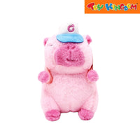 Kidshop 25cm Pink Capybara with Cap Plush