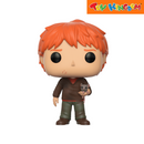 Funko Pop! Movies: Harry Potter Vinyl Figure - Ron Weasley with Scabbers