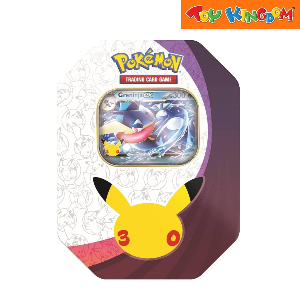 Pokémon TCG: 30th Celebration Greninja ex Tin – Toy Kingdom