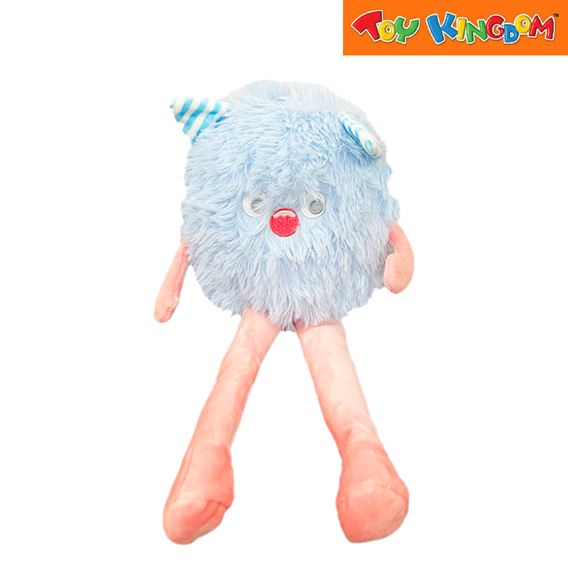 Cute Fluffy Monster Liight Blue Plush