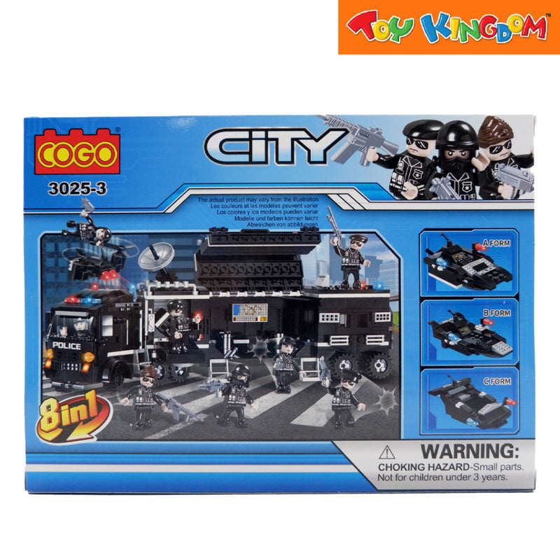 Cogo City Police Speedboat 93 Pcs. Building Blocks