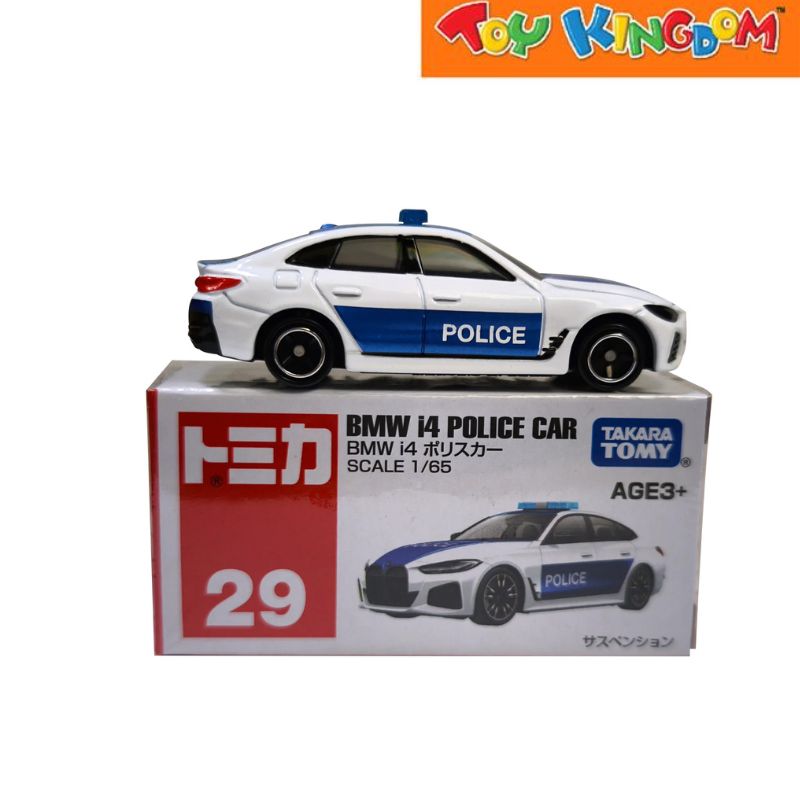 Tomica No. 29 BMW i4 Police Car Die-cast