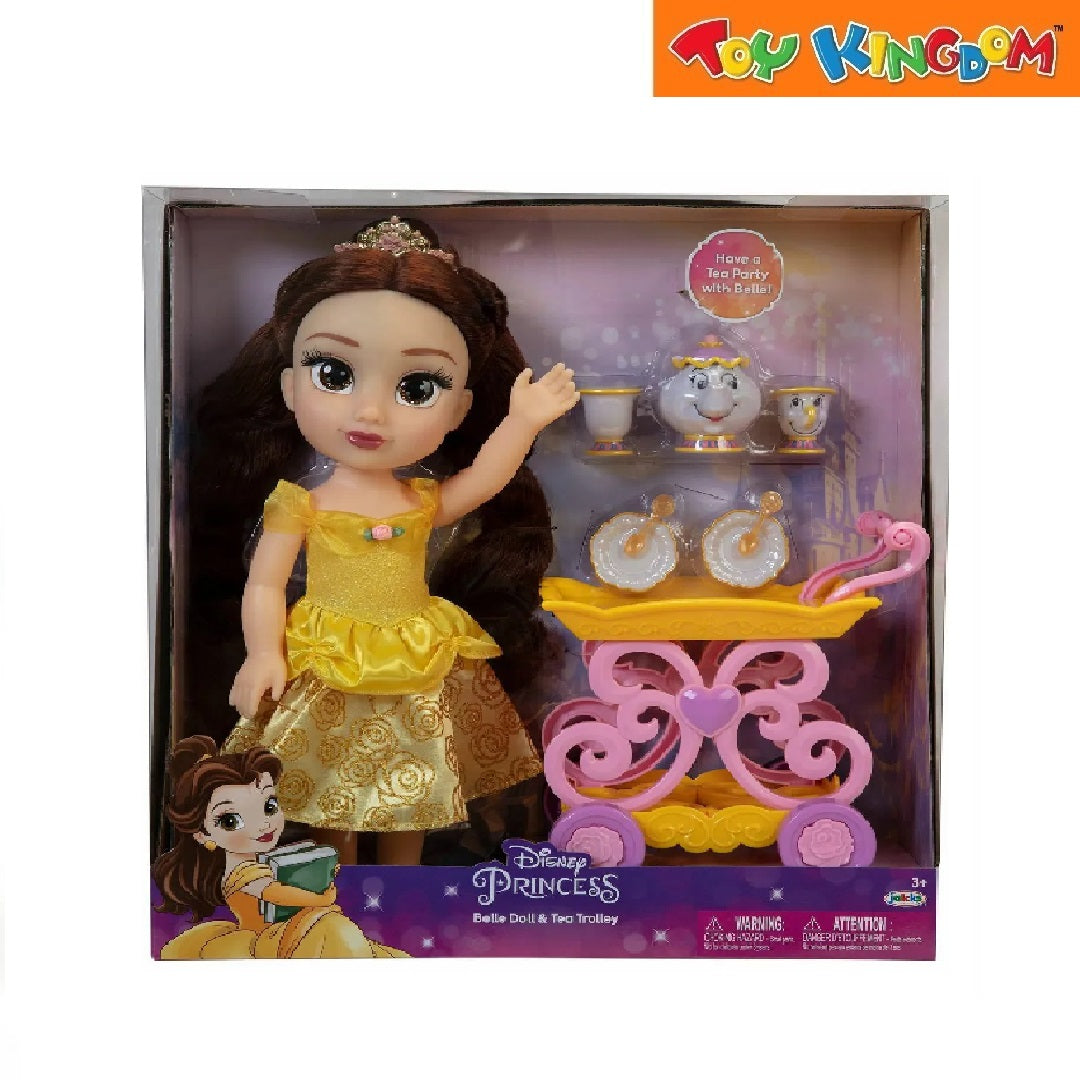 Disney Princess Belle Doll and Tea Trolley Toy Kingdom