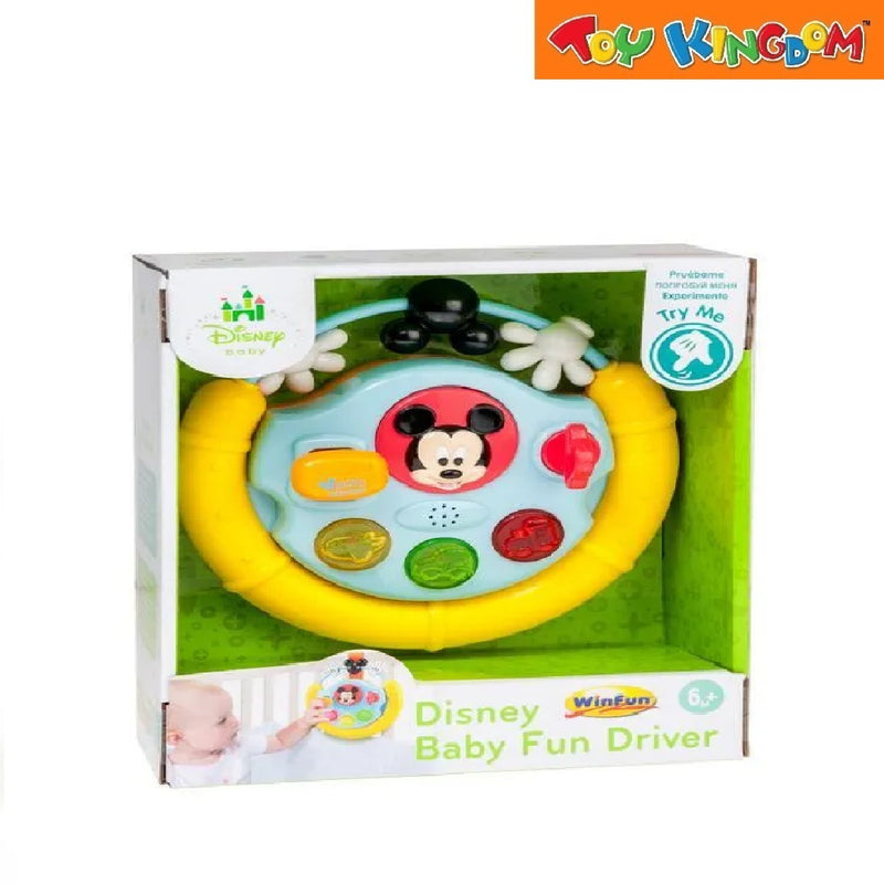 WinFun Disney Baby Mickey Mouse Fun Driver Wheel