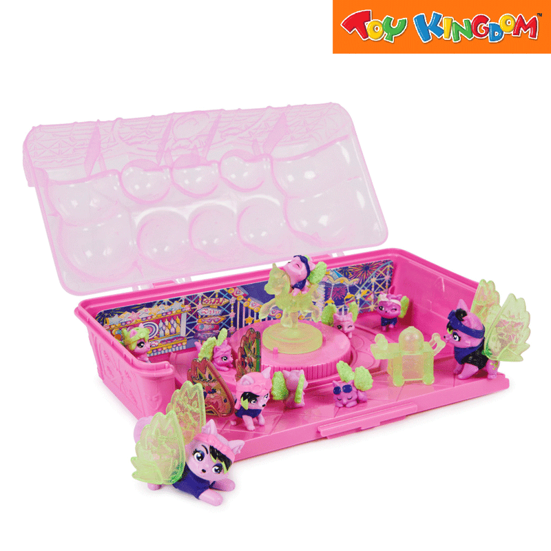 Hatchimals CollEGGtibles Rainbow-Cation Family Adventures Wolf Egg Carton Playset