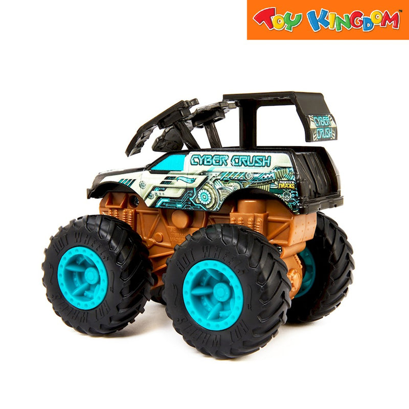 Hot Wheels Bash-Ups Monster Truck Cyber Crush 1:43 Scale Die-cast