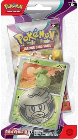 Pokemon SV2 Paldea Evolved Checklane Blister Trading Card Game
