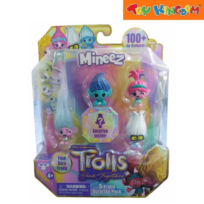DreamWorks Trolls Band Together Mineez 5 Trolls Surprise Pack Mini - Figures