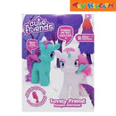Happy Line Cutie Friends Blue Unicorn Lovely Friend With Hair Accessories