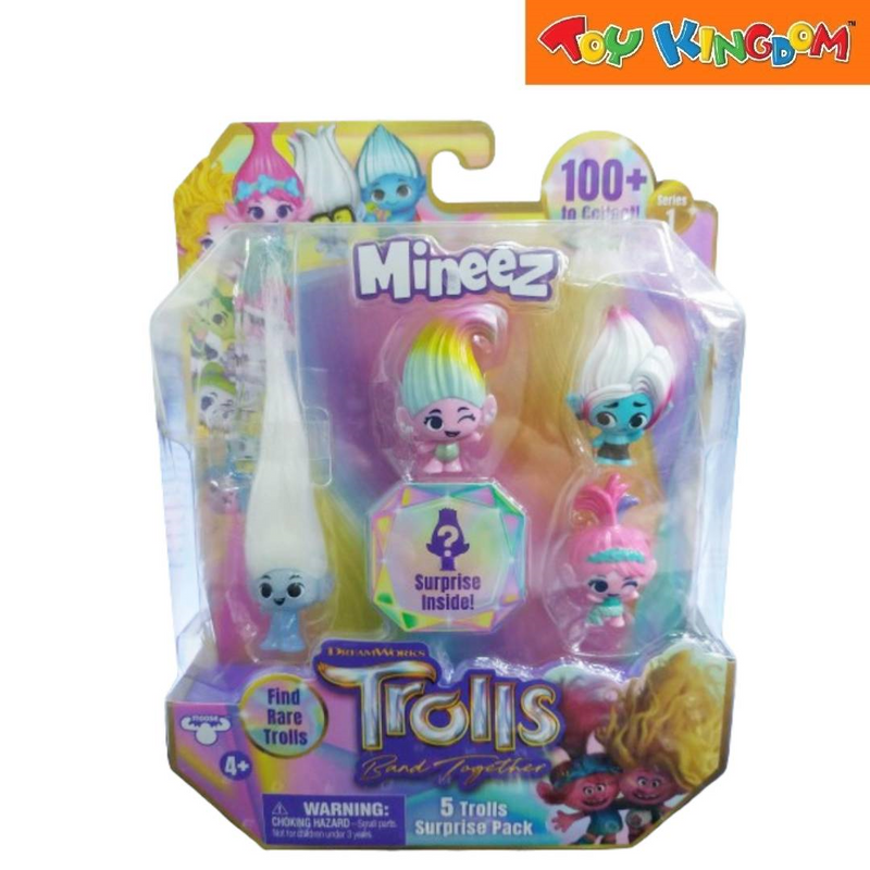 DreamWorks Trolls Band Together Mineez 5 Trolls Surprise Pack Mini - Figures
