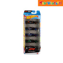 Hot Wheels Car Gift 5 Packs Formula 1