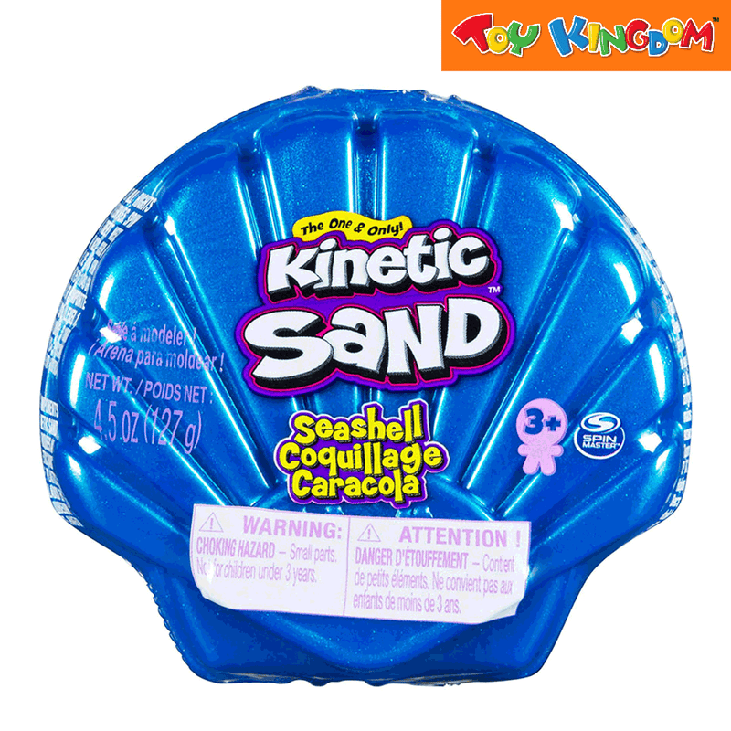 KineticSand Seashell Blue Squeezable Sand
