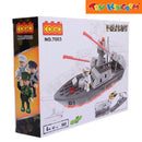 Cogo Military Boat Building Blocks
