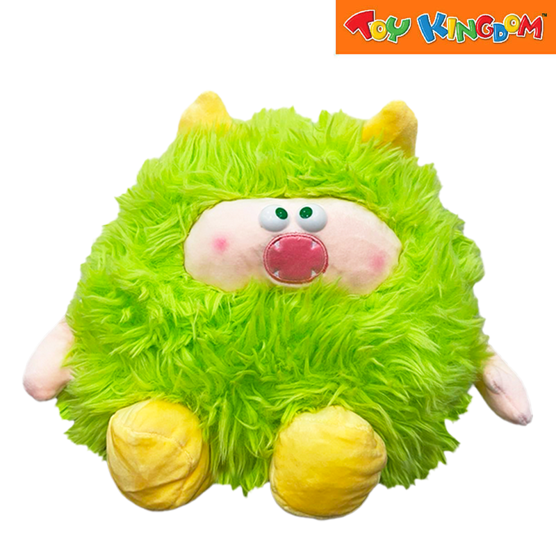 Fluffy Monster Green 35 cm Plush