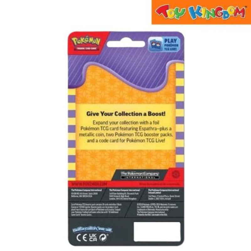 Pokemon Espathra 2 Packs Blister 24Q3 Trading Card Game