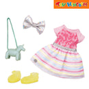 Glitter Girls Sequins & Stripes Dress Outfit 14 inch Doll