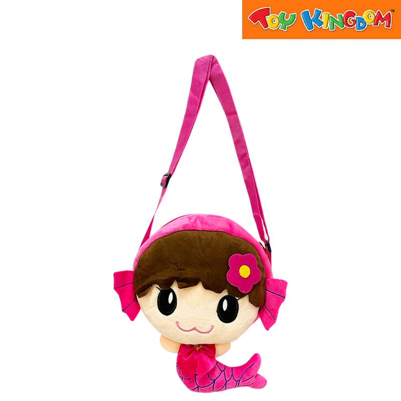 Mermaid Bag Fuschia Pink Plush