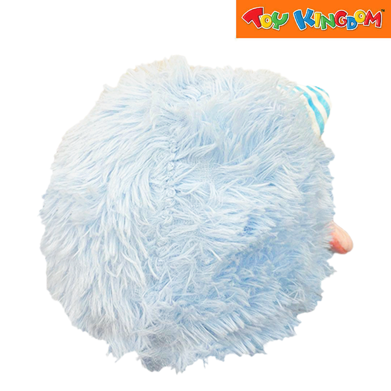 Cute Fluffy Monster Liight Blue Plush