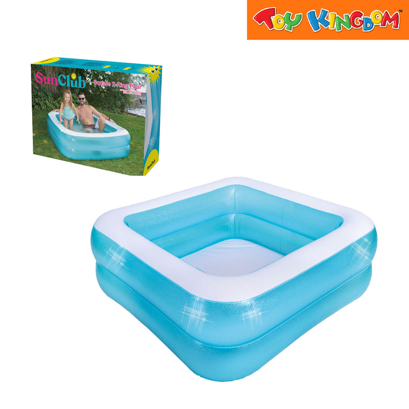 Jilong Mosaic Square 2-ring Inflatable Swimming Pool – Toy Kingdom