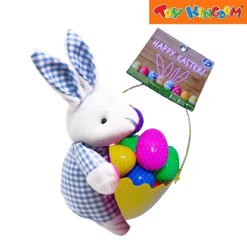 Easter Bucket With Bunny and 8pcs Eggs