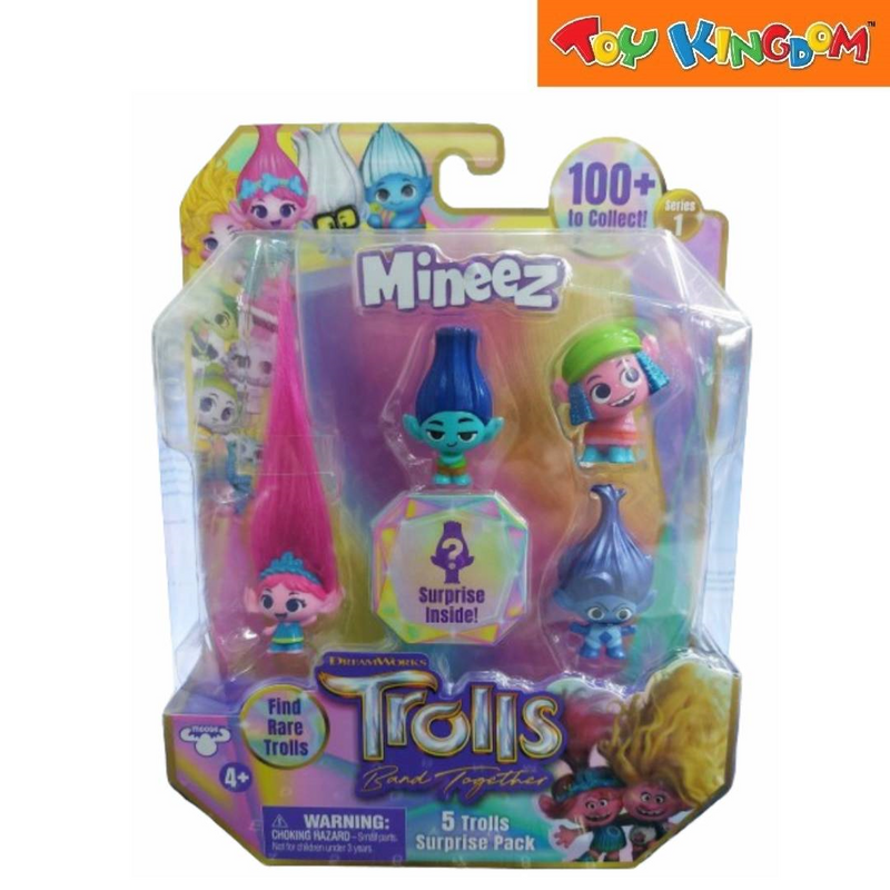 DreamWorks Trolls Band Together Mineez 5 Trolls Surprise Pack Mini - Figures