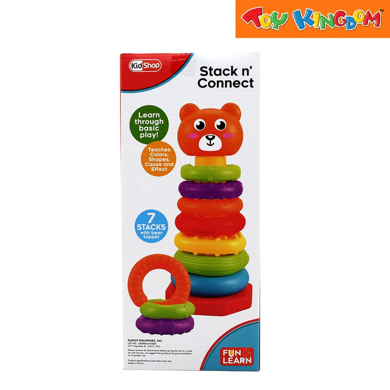 KidShop Stack 'n Connect Tiger Stacking Toy