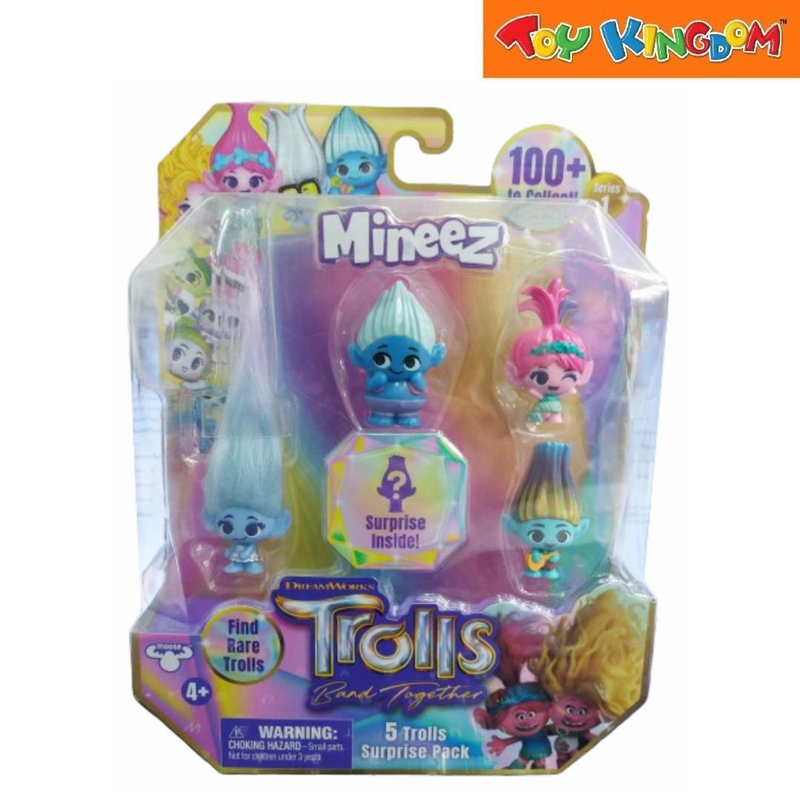 DreamWorks Trolls Band Together Mineez 5 Trolls Surprise Pack Mini - Figures