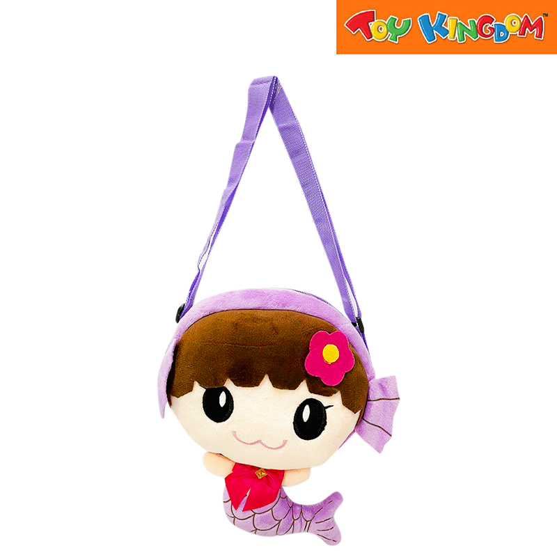 Mermaid Bag Purple Plush
