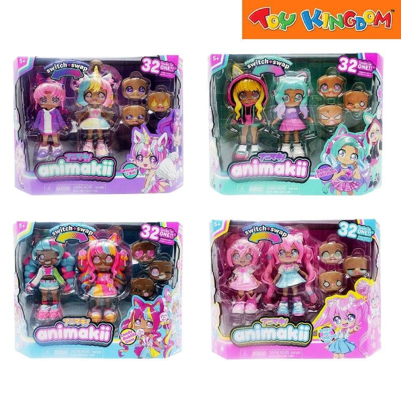Animakii Switch + Swap Doll Set