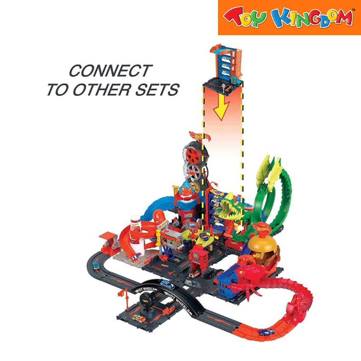 Hot Wheels City Downtown Car Park Vehicle Playset Toy Kingdom