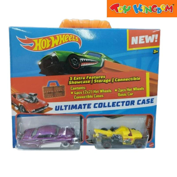 Lot De 24 Voitures Hot Wheels Mélangées Avec Valise De Transport - Échelle 1:64