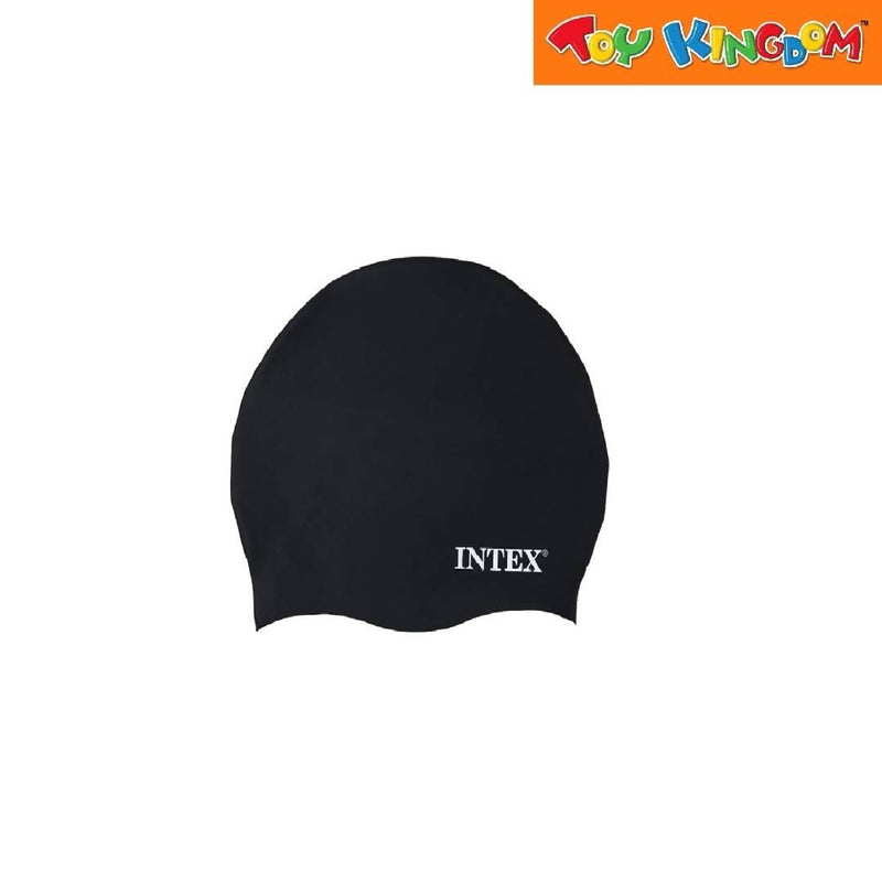 Intex Black Silicone Swim Cap