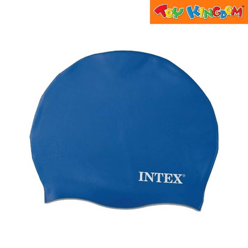 Intex Blue Silicone Swim Cap