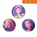 K-Pop Demon Hunters Round Plush Pillow