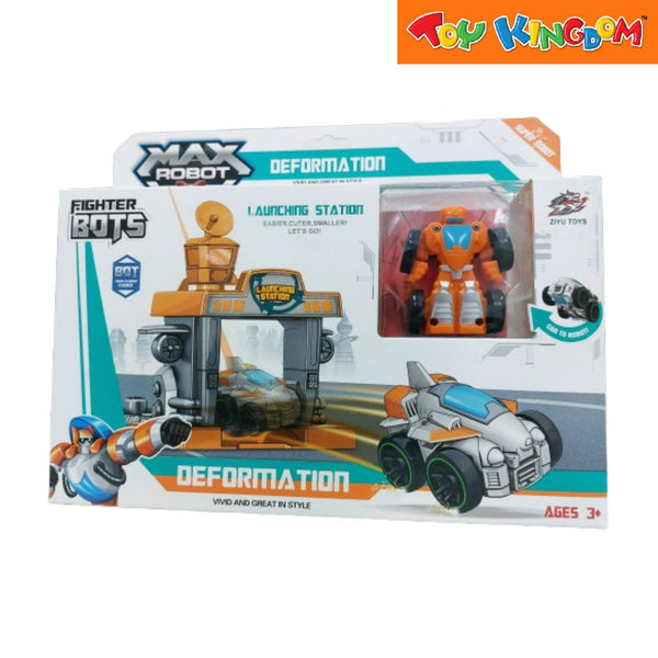 Deformation Max Robot Orange Figther Bots Figure | Toy Kingdom