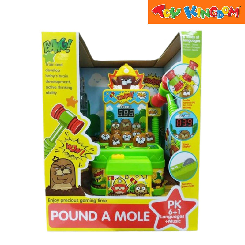 Green Pound A Mole Fun Game